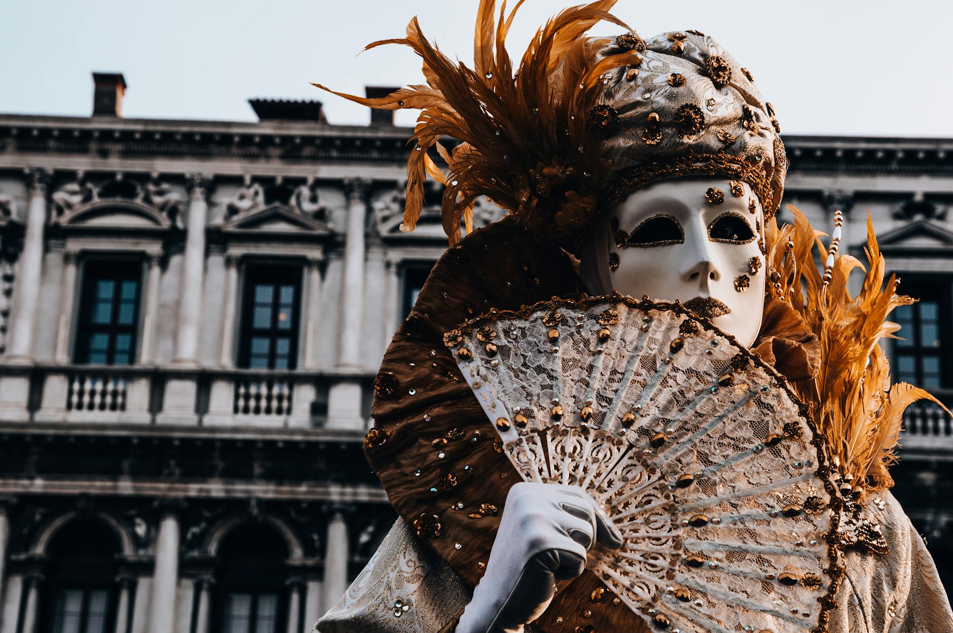 Disfraces de época en el Carnaval de Venecia 2023