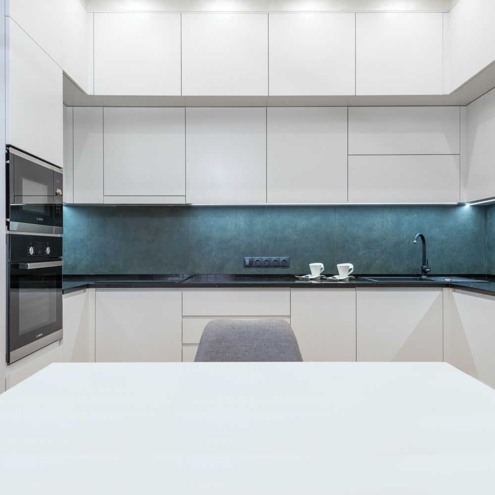 Kitchen Spraying in Blackwall — woodwork brushed to a crisp, smooth line