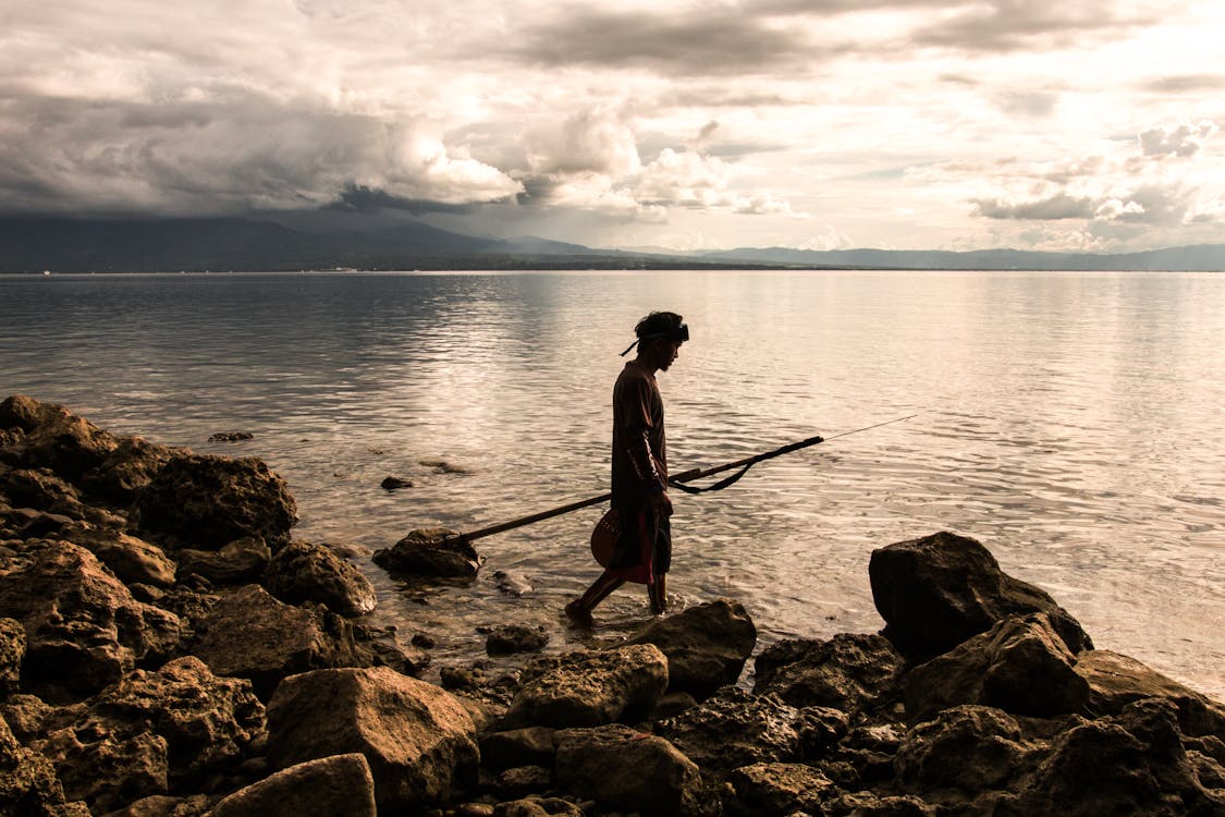 Δωρεάν στοκ φωτογραφιών με ακτή, αλιεία, άνδρας