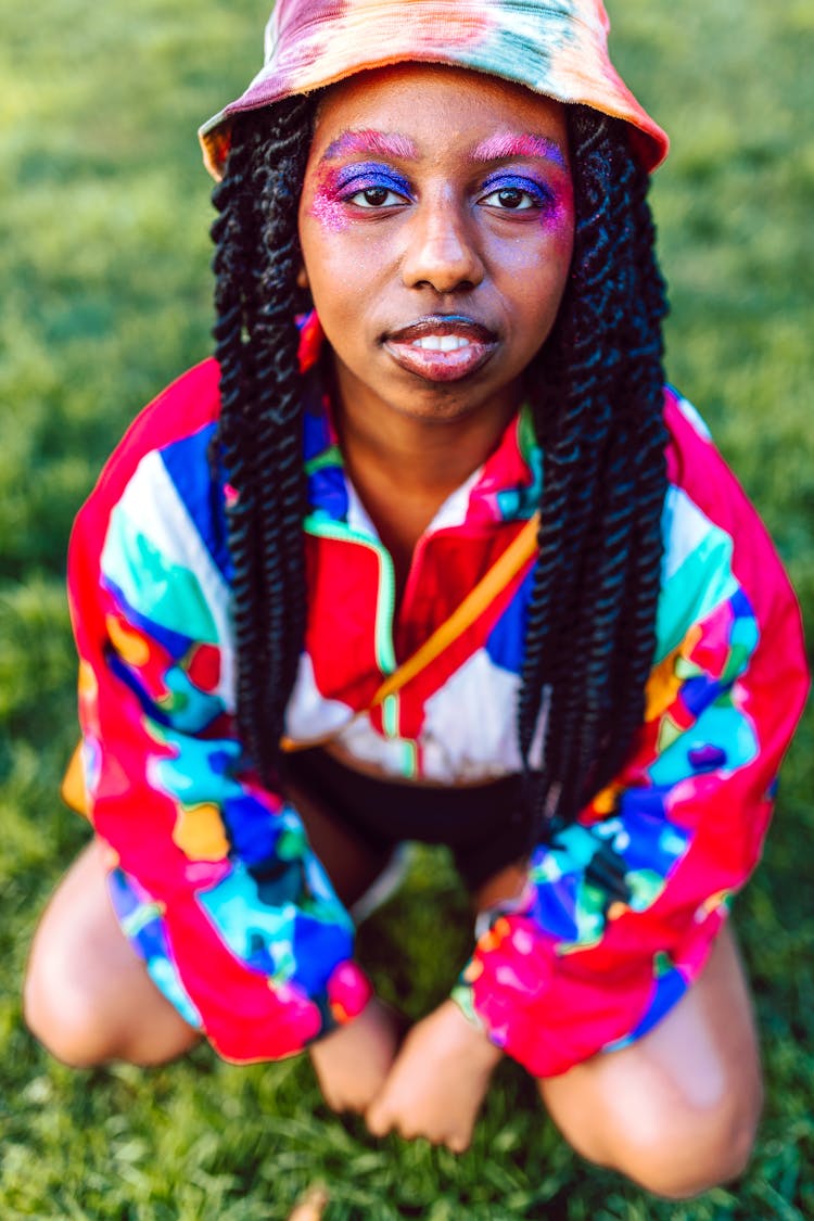 Photo Of Woman With Creative Makeup