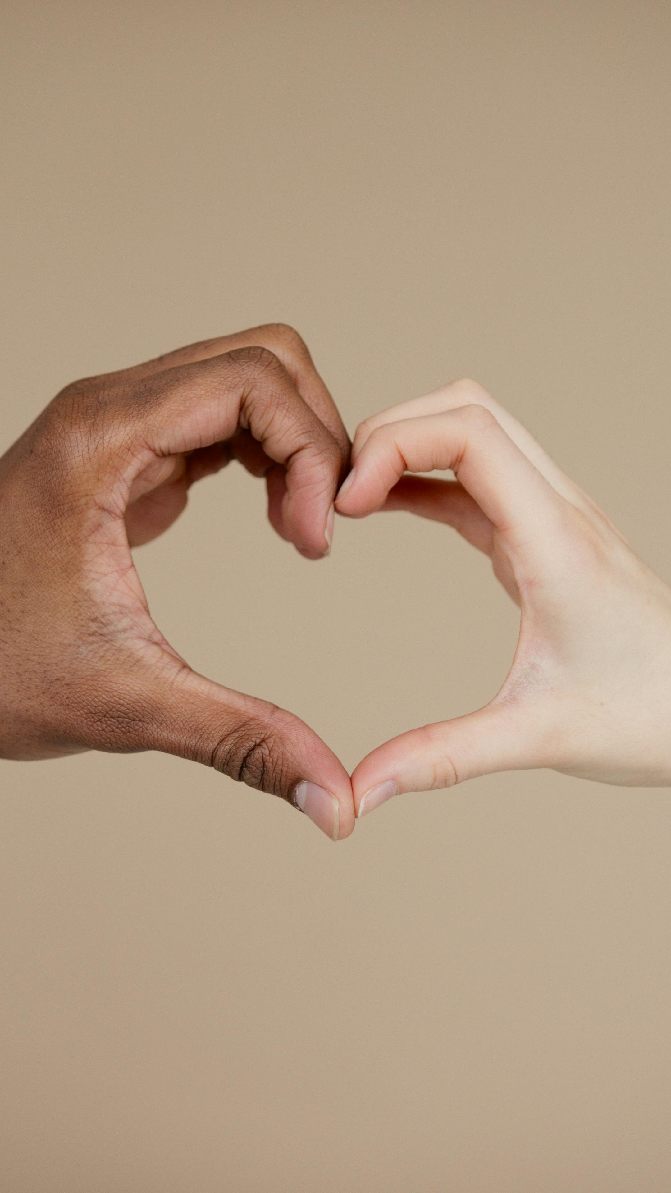 person hands love woman