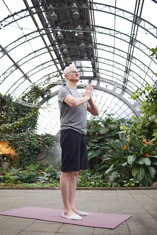 Man Practicing Yoga