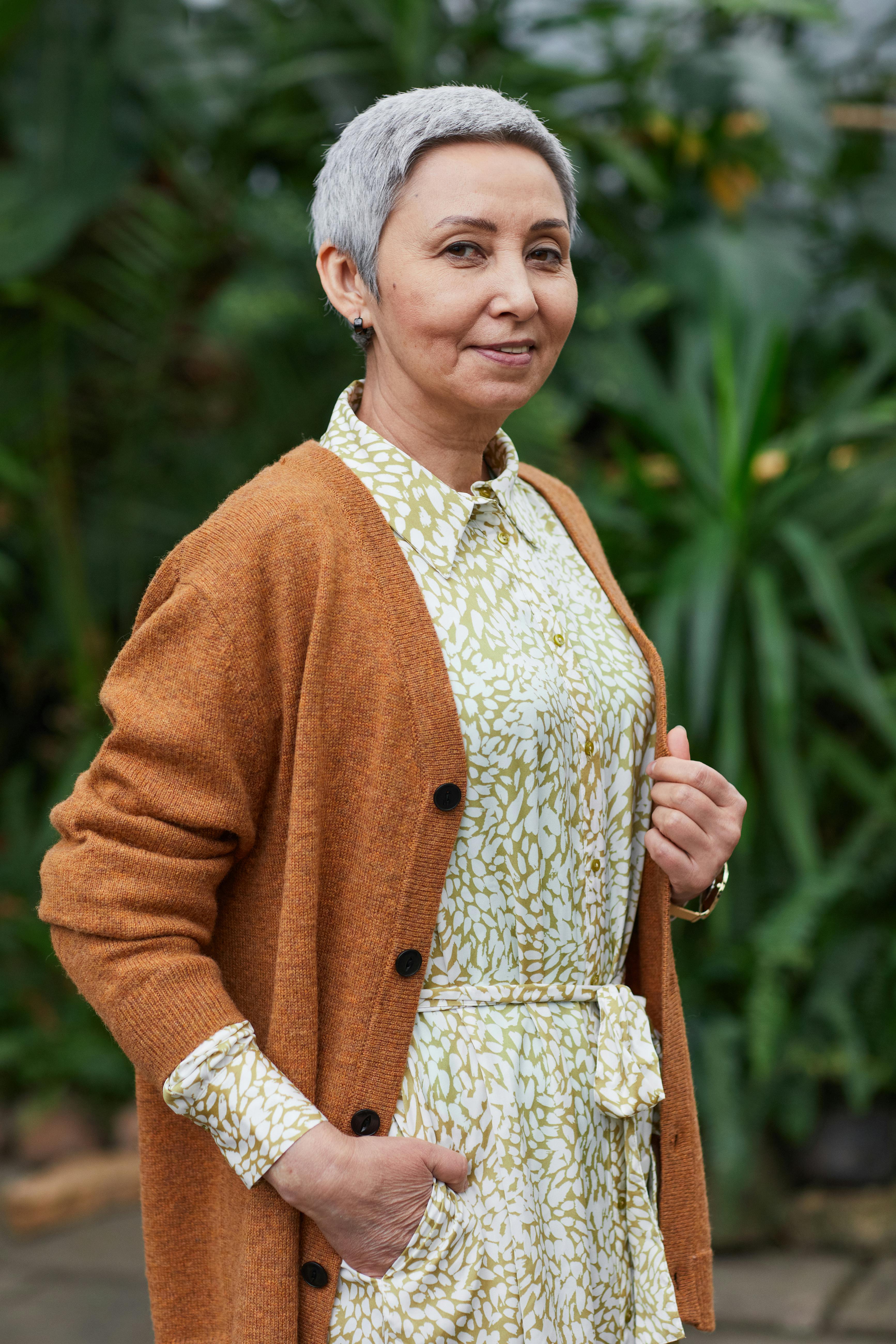 woman smiling at the camera