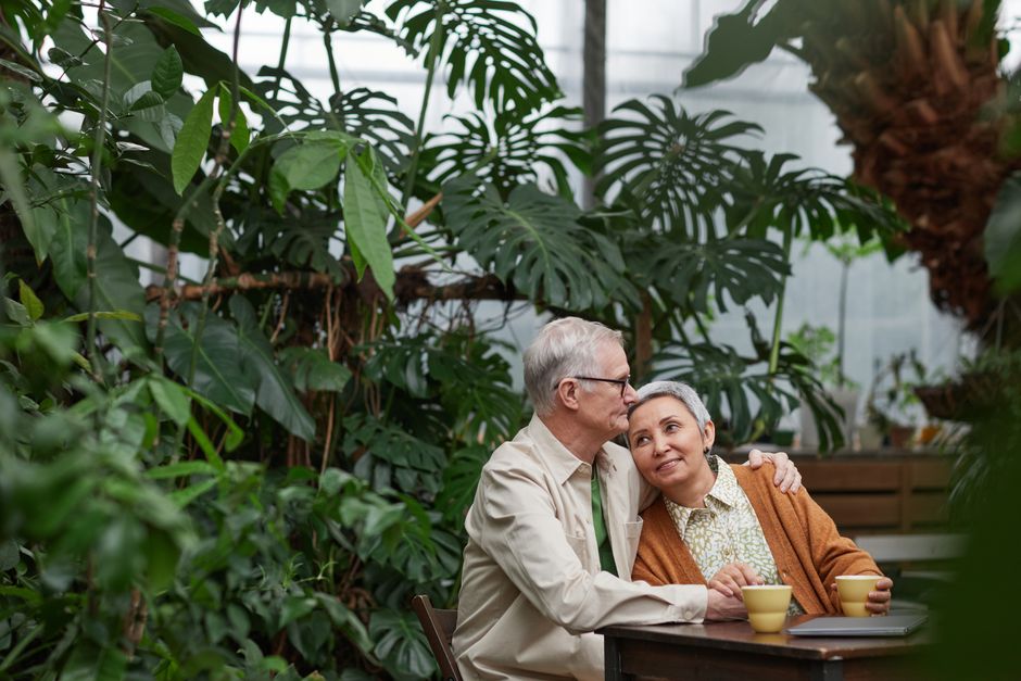 elderly couple happy sharp mind