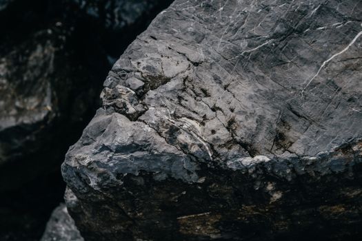 Close-Up Shot of a Gray Rock