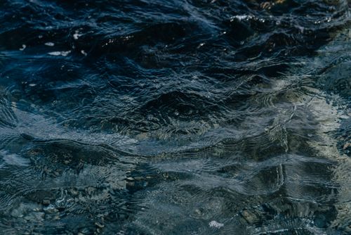 Free Mesmerizing ripples and waves across a shimmering water surface. Stock Photo