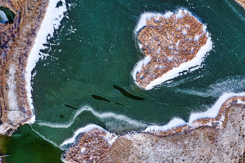 Gratis stockfoto met atol, dronefoto, eiland
