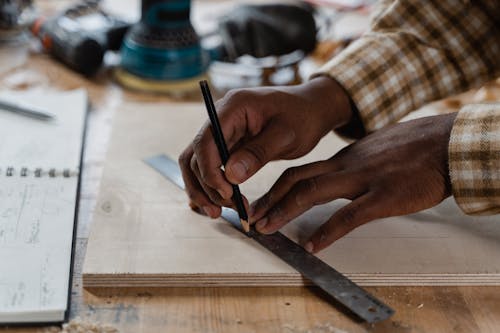 A Person Doing Carpentry