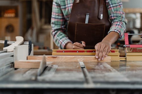 A Person Doing Carpentry