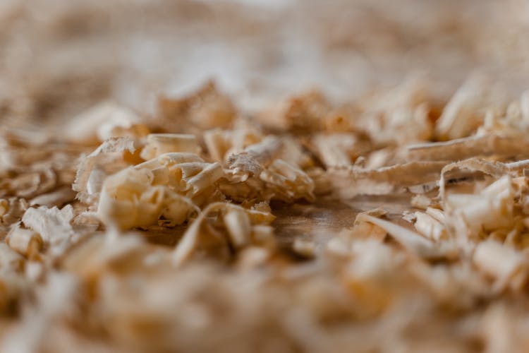 Close-up Of Shredded Wood