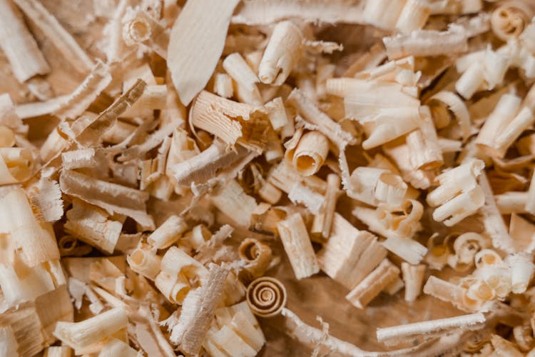 Close-up Of Sawdust 