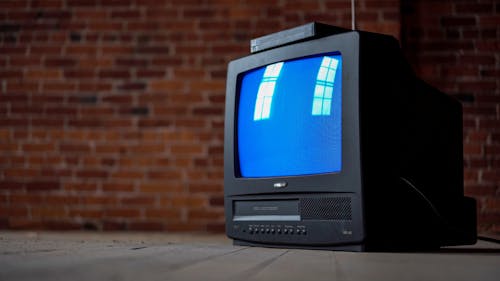 Retro TV with VHS
