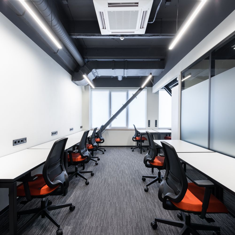 Battersea — office relocation team moving desks and equipment