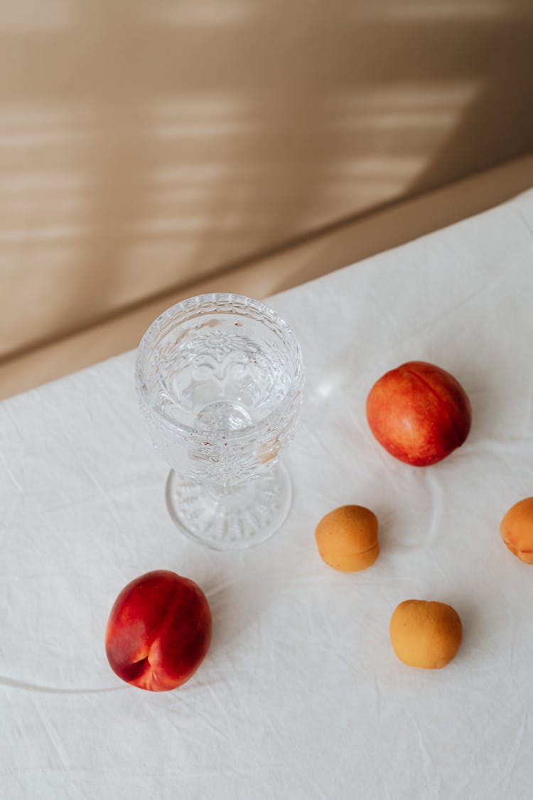 Fresh Fruits On White Background