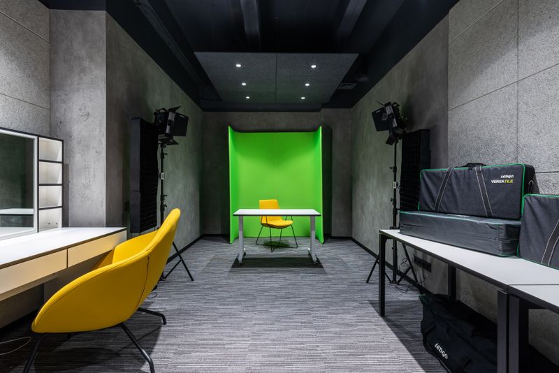 Cinematic Studio Interiors