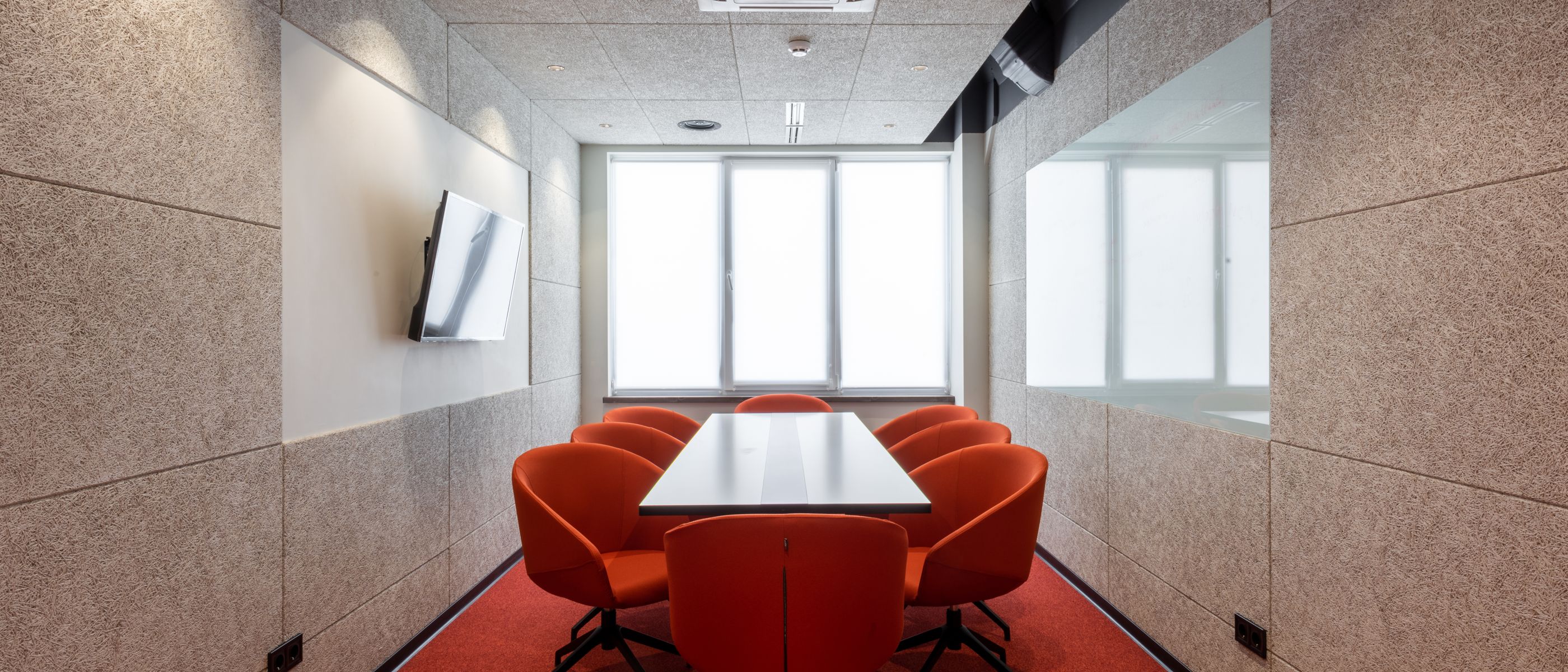 Commercial Decorating in Stamford Hill — woodwork brushed to a crisp, smooth line