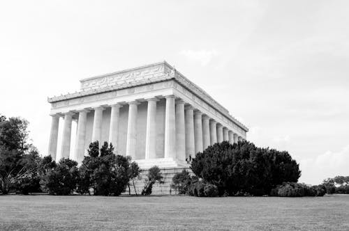 Facade of the Lincoln Memorial, Washington, D.C, United States
