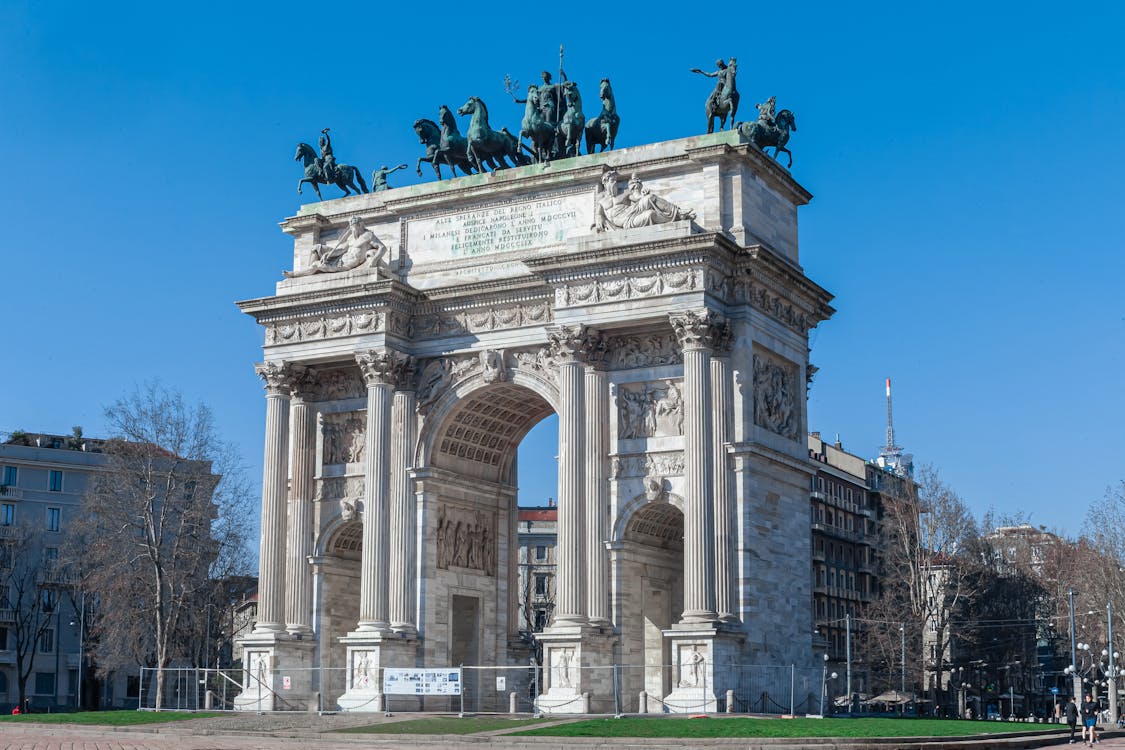 Základová fotografie zdarma na téma arco della pace, italské umění, Miláno