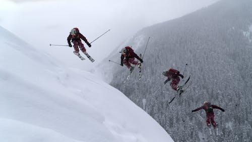 Ilmainen kuvapankkikuva tunnisteilla adrenaliini, extremeurheilu, hiihtää