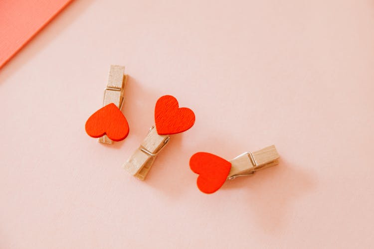 Clothes Pin With Heart Design