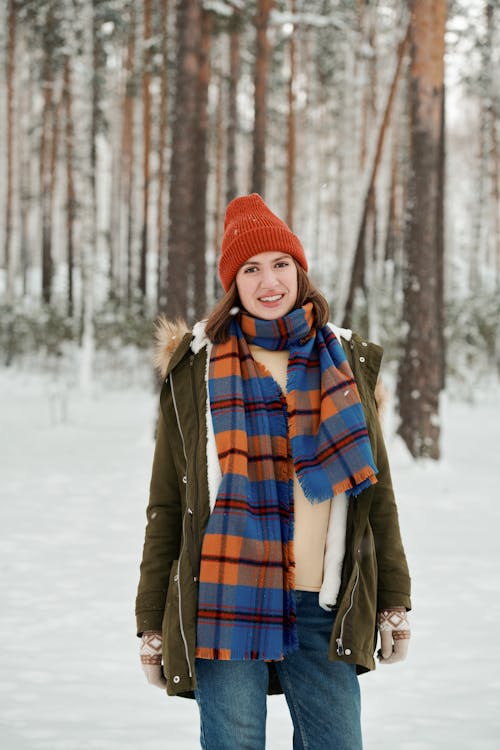 A Woman Smiling at the Camera