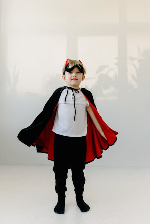 Child Wearing a Costume