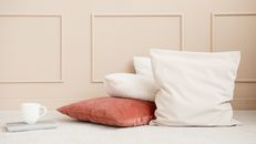 White Pillow on White Bed