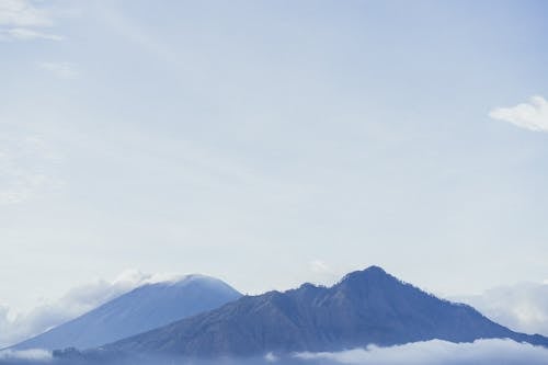 Blue Sky over Mountains