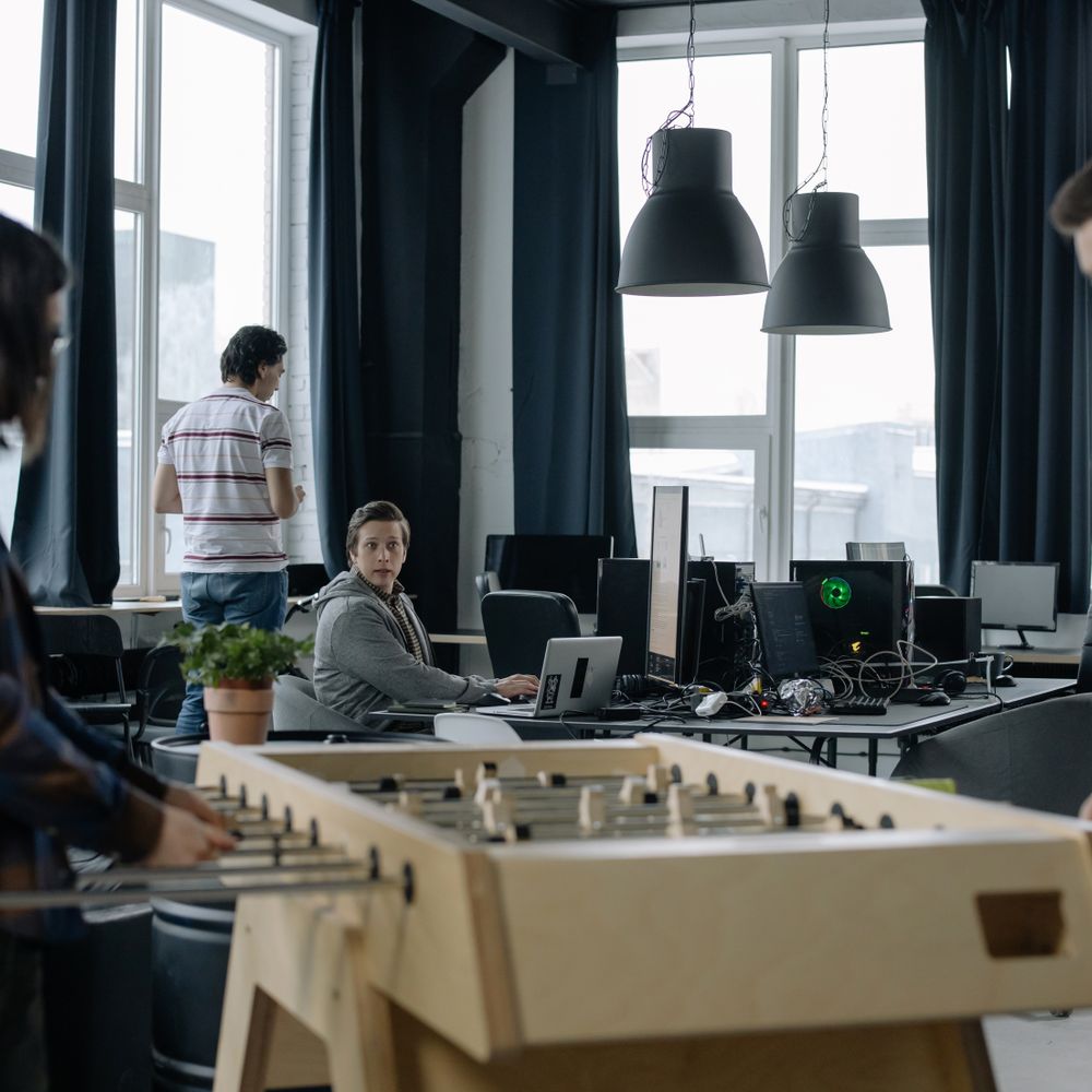 Dickleburgh — office relocation team moving desks and equipment
