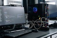 Workstation While Working on the Webpage