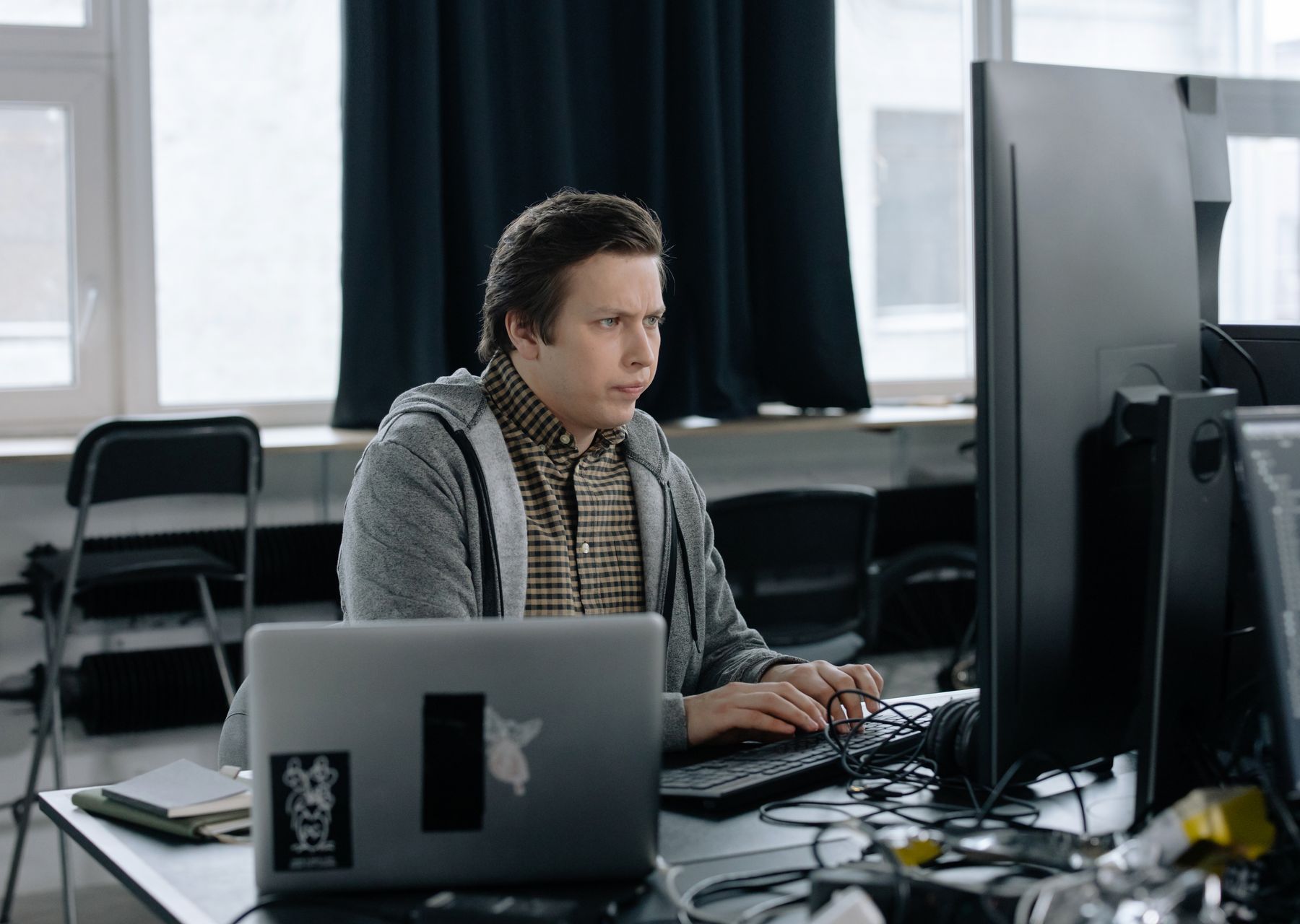 Furniture wrapped and protected for office removals in Dunlop