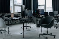 Office Table with Computers