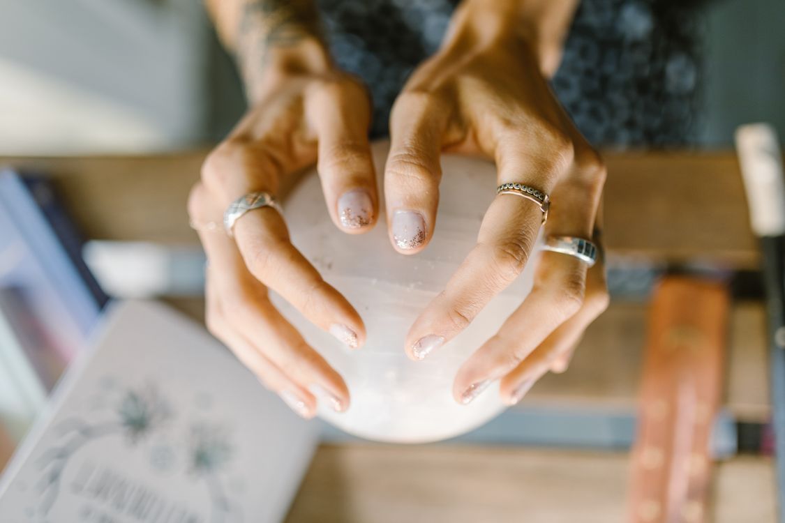 woman wearing silver rings