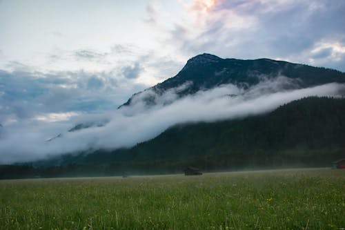 Free stock photo of alps, austria, clouds