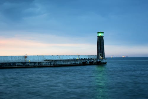 Free stock photo of lighthouse, poland, sea