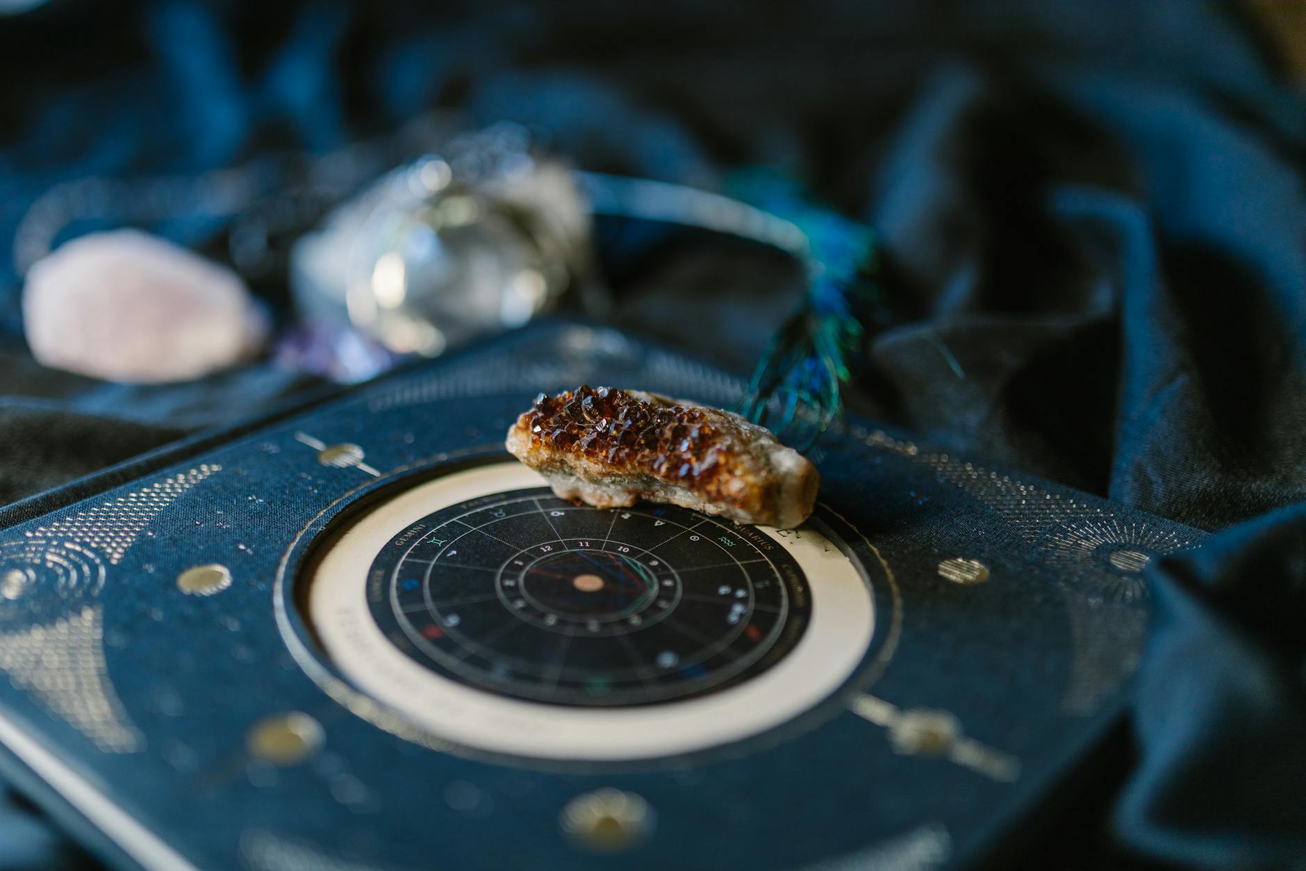 The Art and Science of Crystal Healing: Unveiling the Mystical Powers of Crystals - Energy Fields Close-Up Shot of a Gemstone