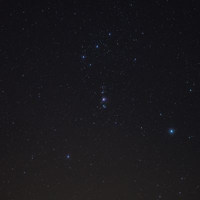 Orion constellation in the night sky — photo by Jonas Thomann on Pexels