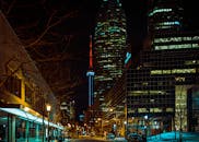 City Buildings at Night