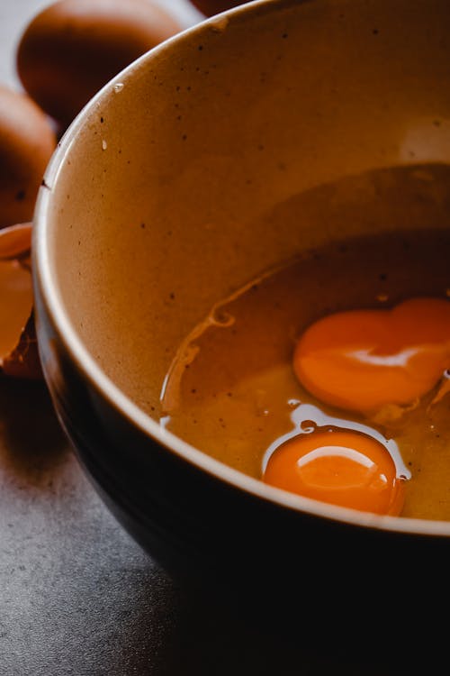 Free Eggs in a Bowl Stock Photo