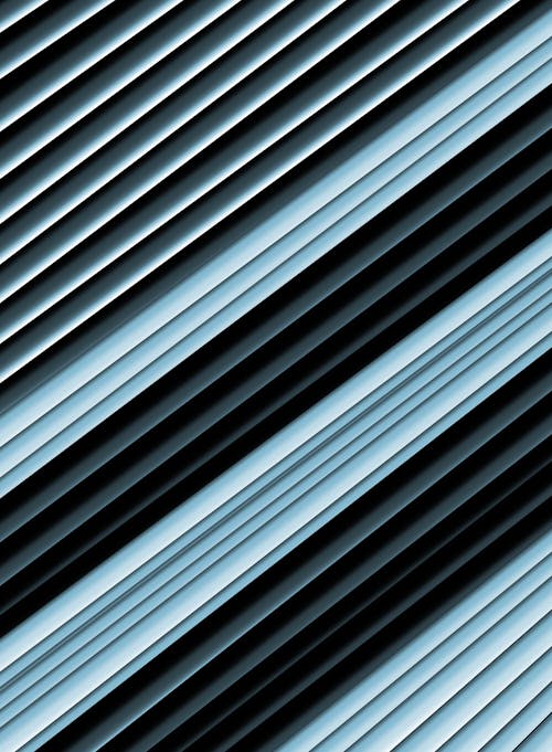 Close-up of a Metals Surface with Lines in Light and Dark Colors 