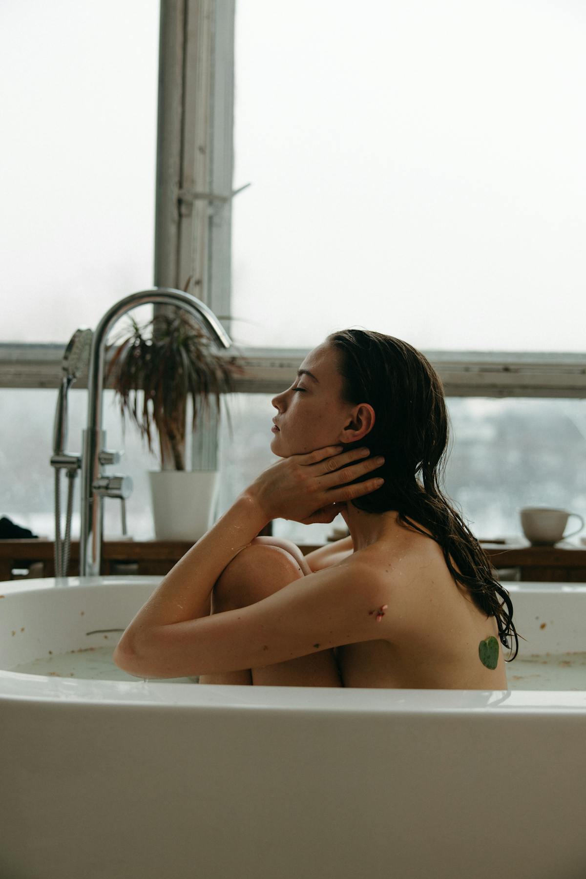 Pile of discarded electronic waste including computers and cables