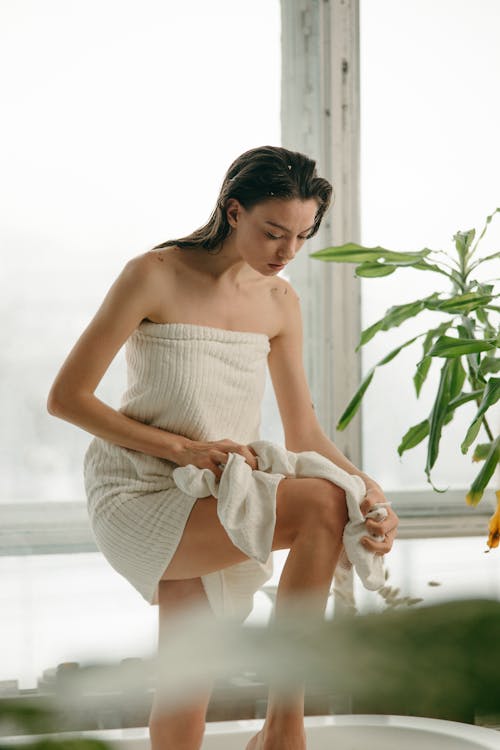 Woman in a Bath Towel