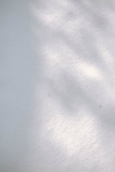 Close-up of soft snow texture with gentle shadows and light, ideal for winter backgrounds.