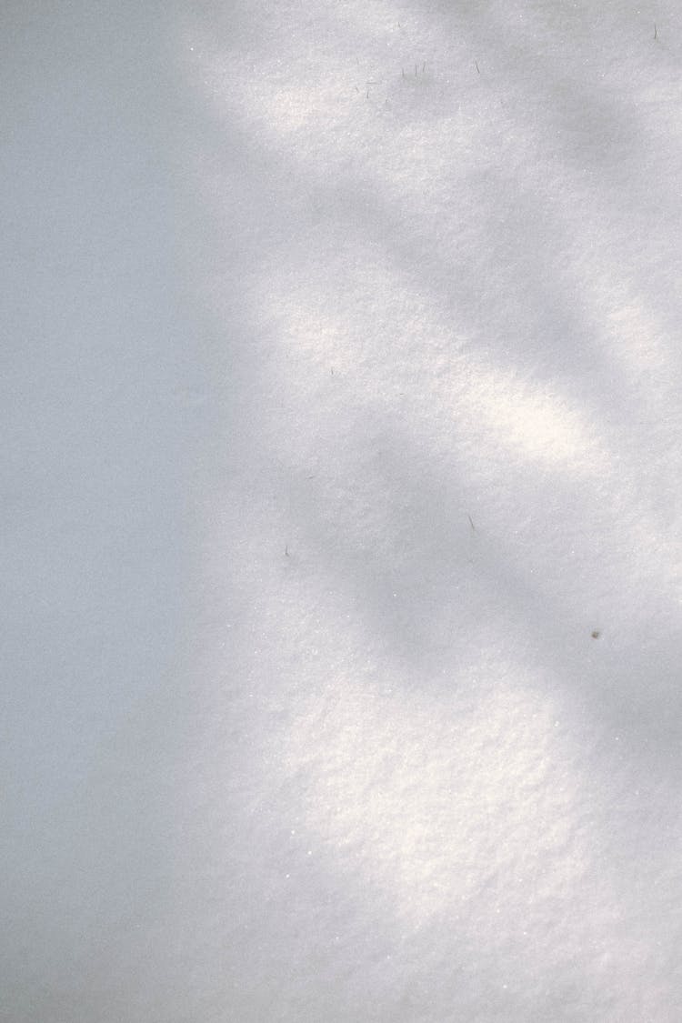 Abstract Background Of Snowy Land In Winter