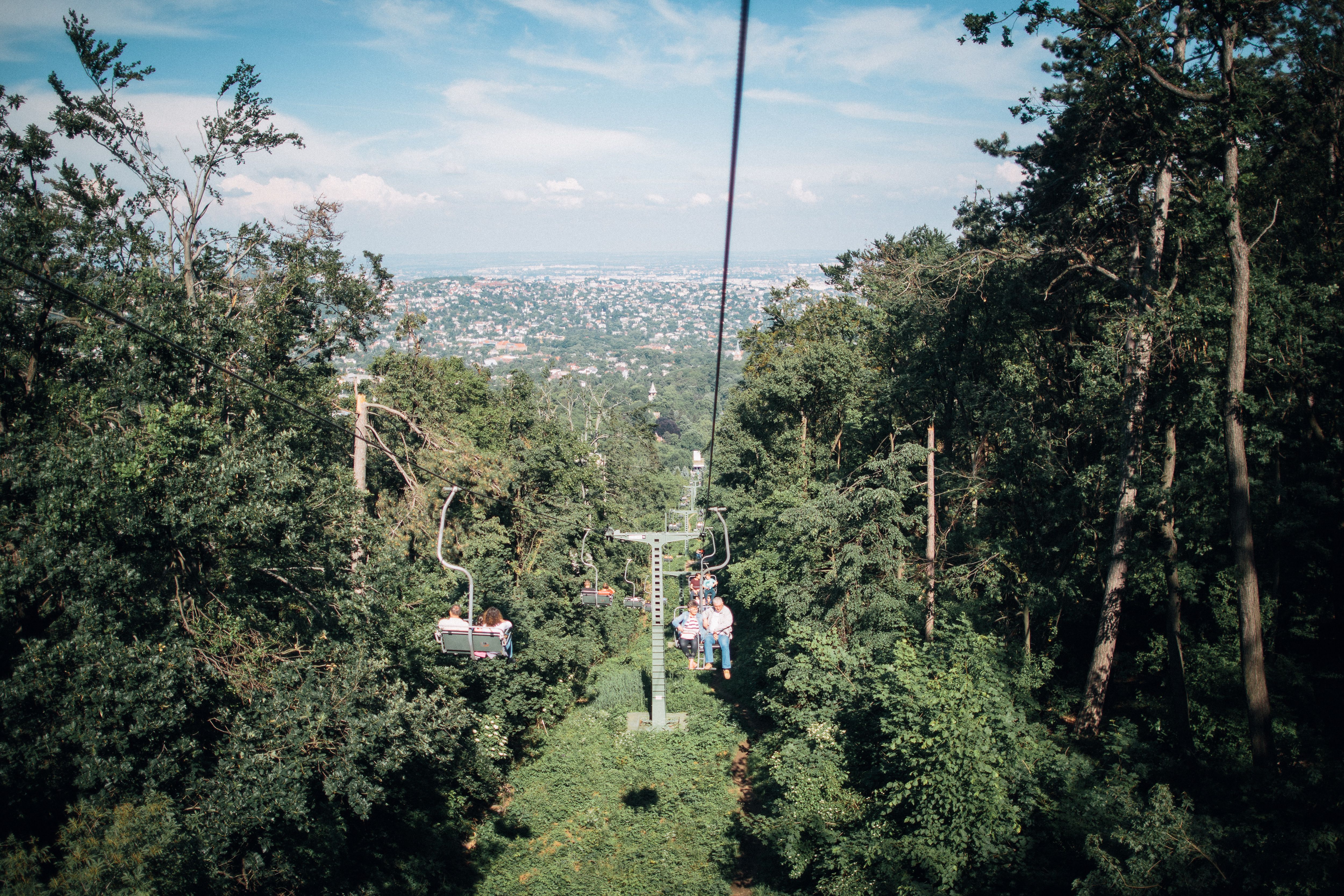 Cologne Rheinpark cable car area zoo riverside