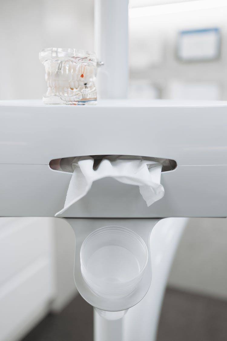 Tissue On A Dispenser