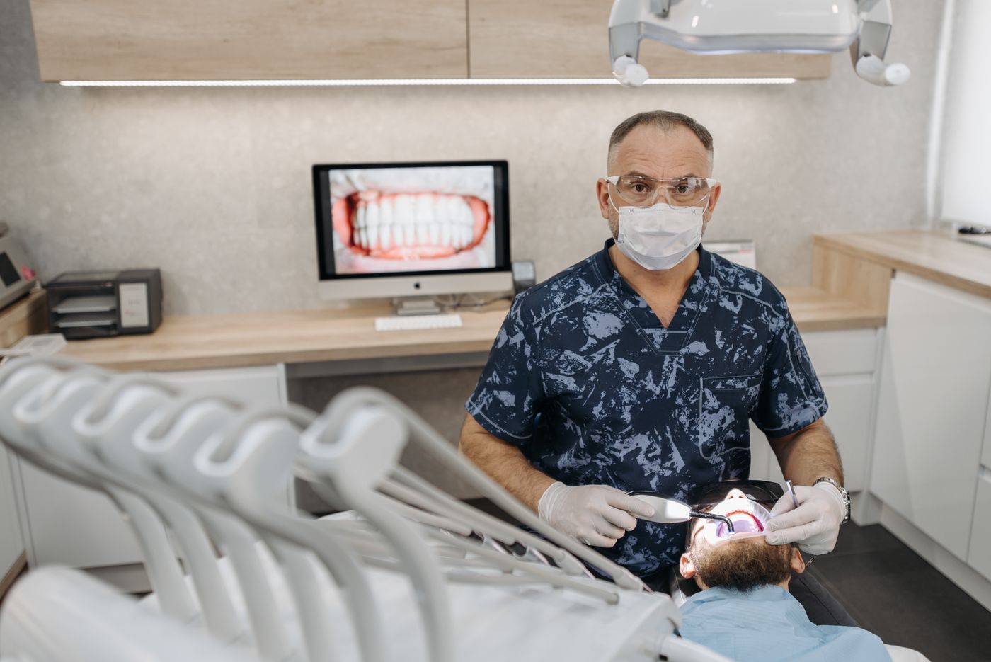 Dental consultation concept photography
