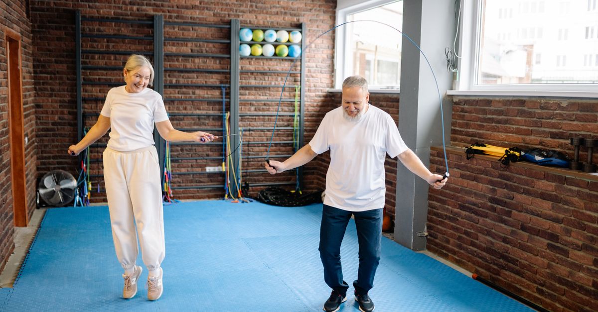 Elderly People Doing Jump Rope · Free Stock Photo