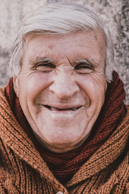 Elderly Man Smiling