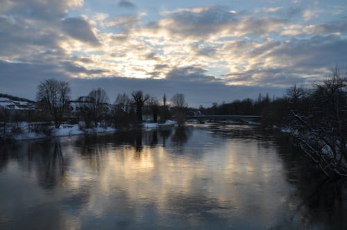 Gratis lagerfoto af sne, solnedgang, solopgang